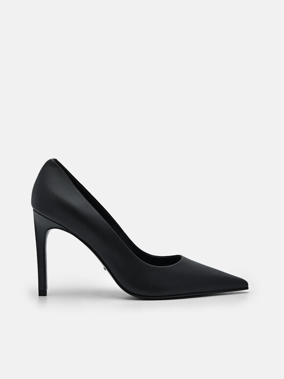 PEDRO Studio Ursula Leather Pumps, Black, hi-res