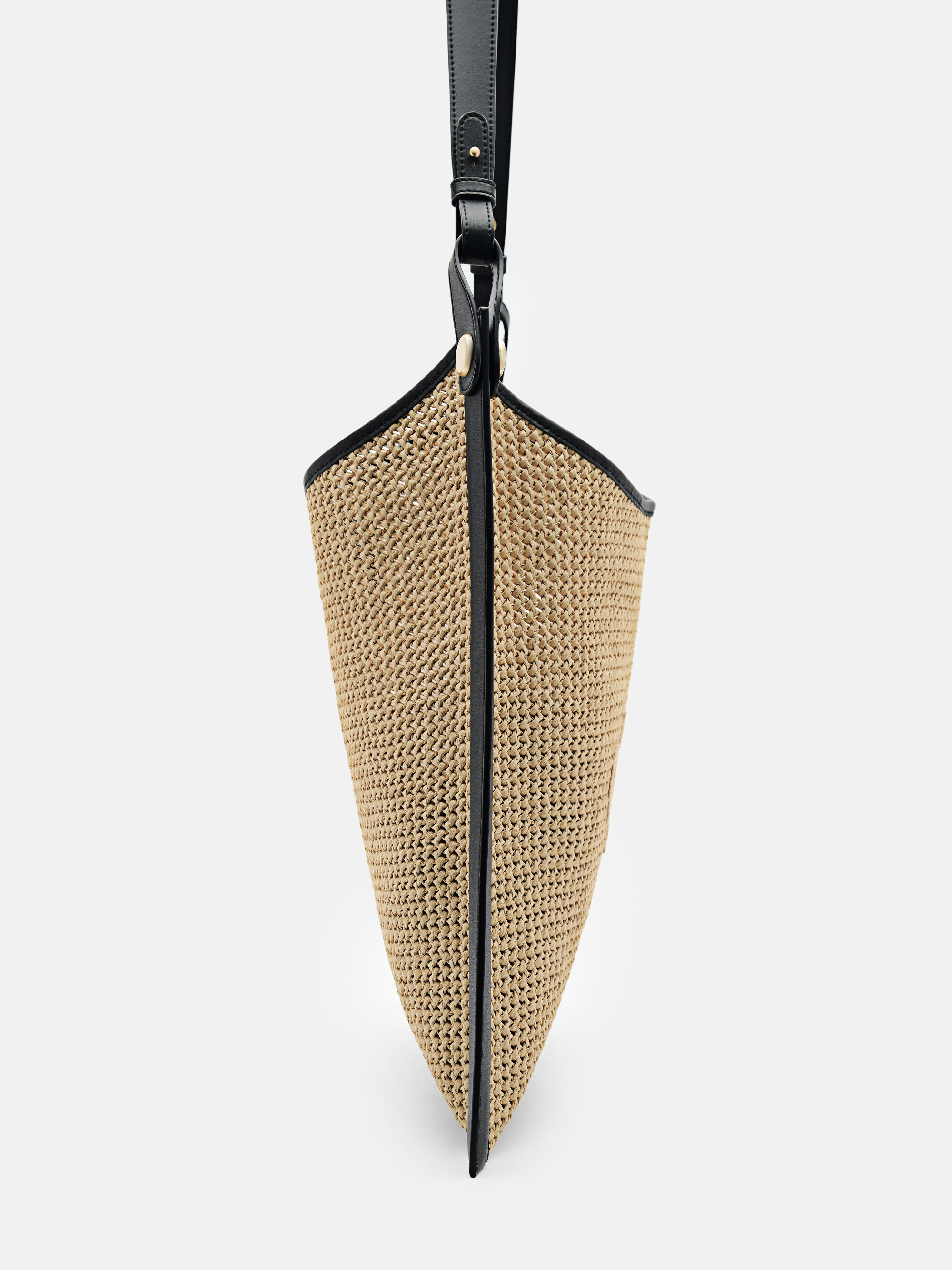 PEDRO Icon Oversized Raffia Shoulder Bag - Multi - PEDRO ID