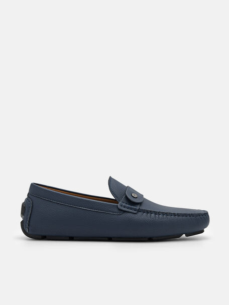 Oliver Driving Shoes, Navy, hi-res