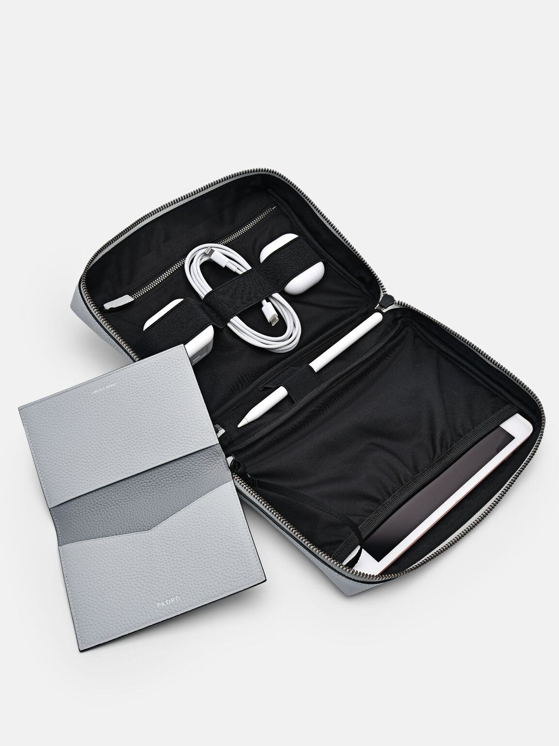 Embossed Leather Pouch, 