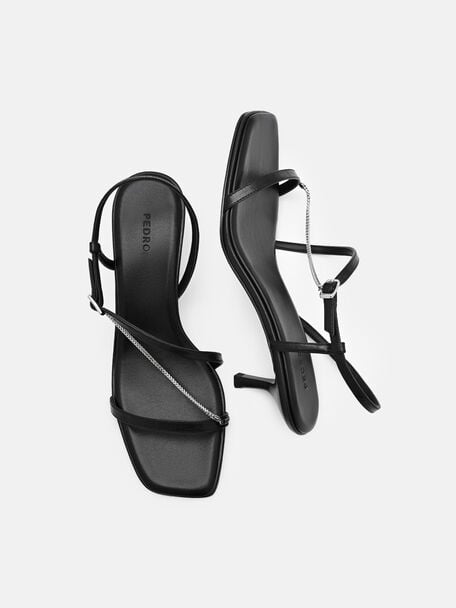 Marland Leather Heel Sandals, 