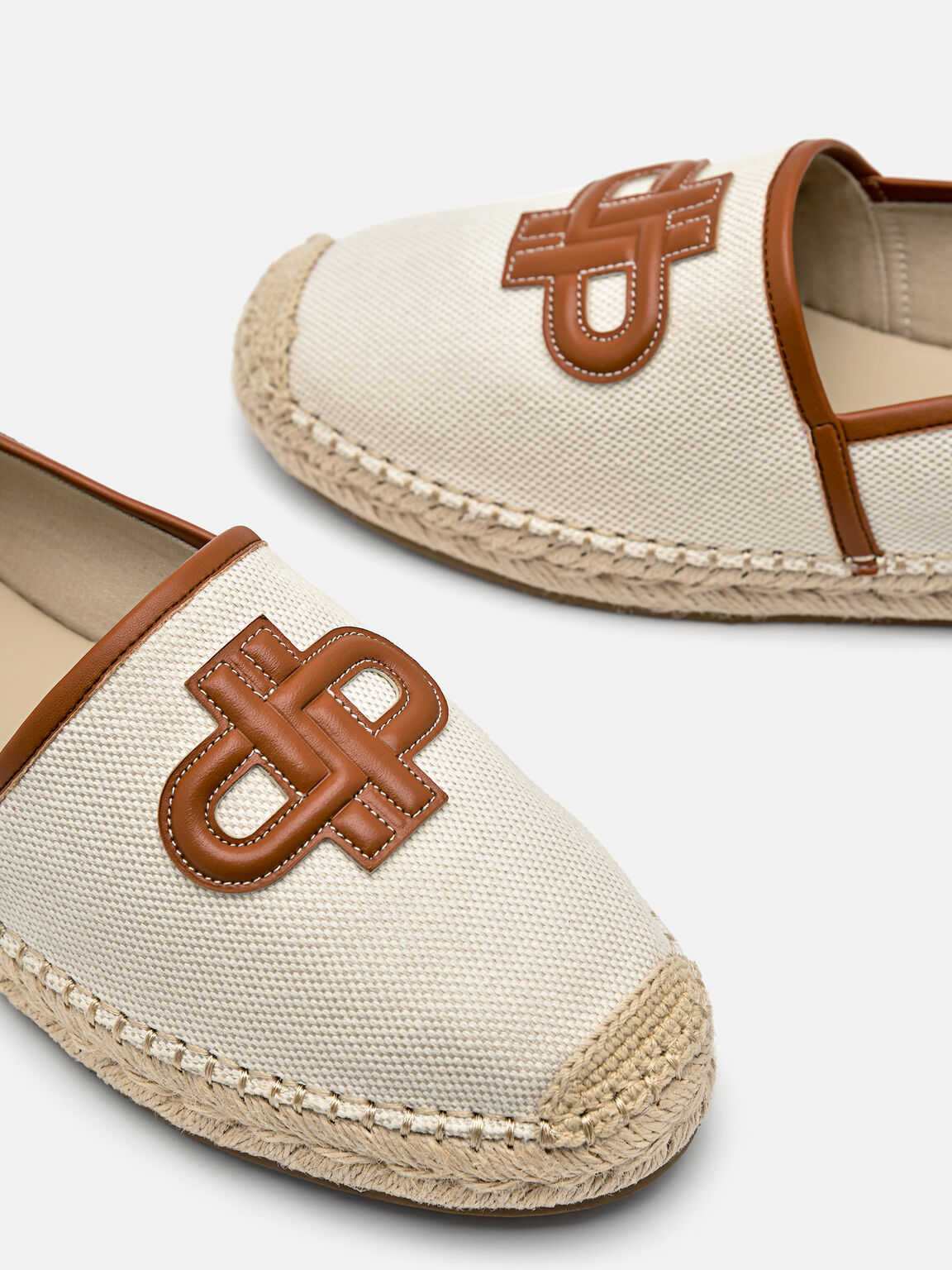 PEDRO Icon Fabric Loafers, Beige