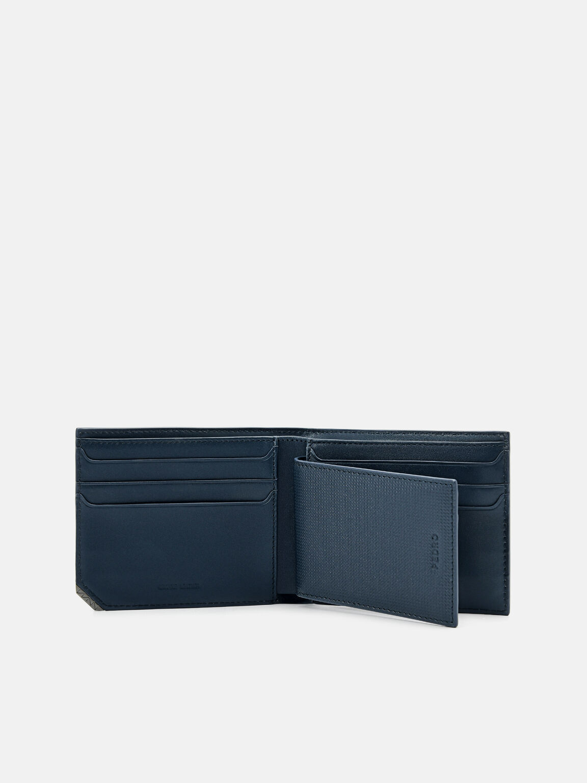Leather Bi-Fold Wallet with Insert in Pixel, 