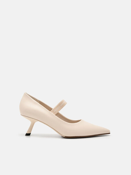 Eris Heel Pumps, Beige, hi-res