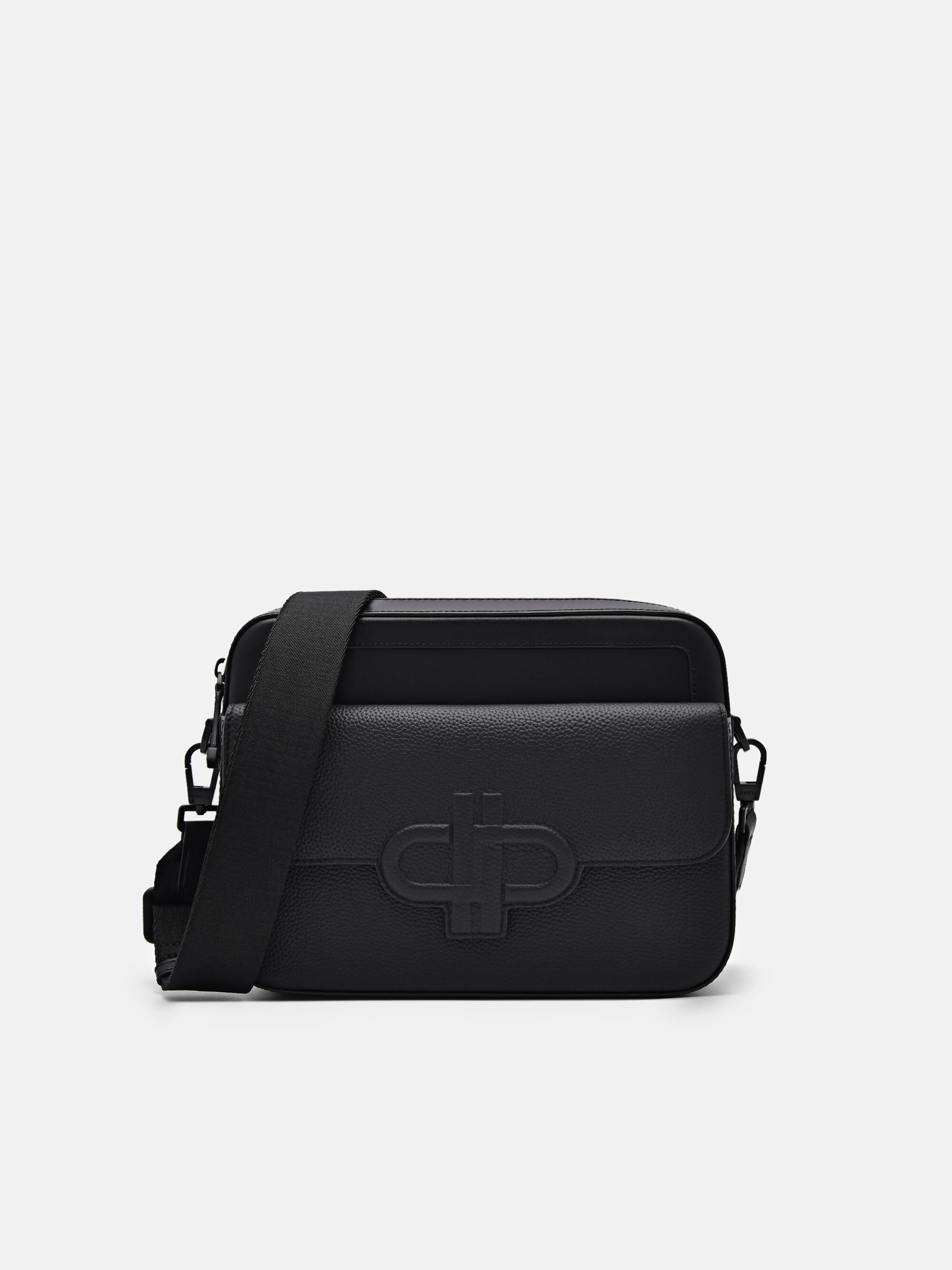 Black PEDRO Icon Leather Sling Bag - PEDRO ID