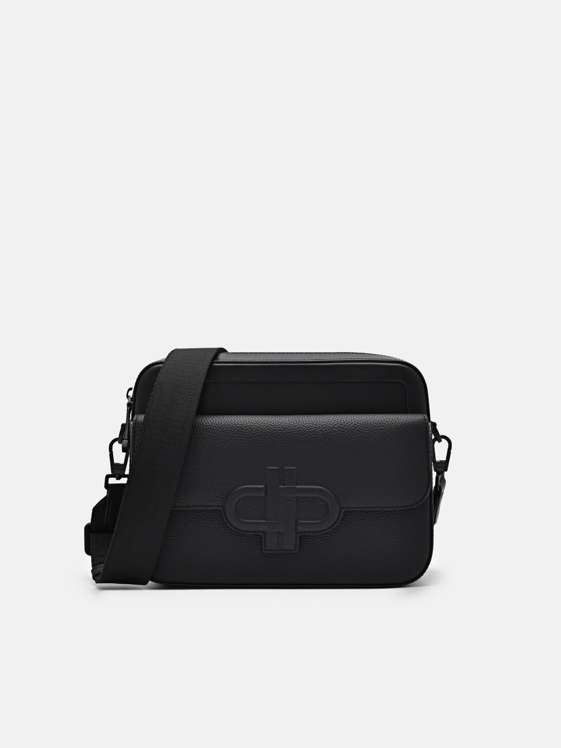 PEDRO Icon Leather Sling Bag, Black, hi-res
