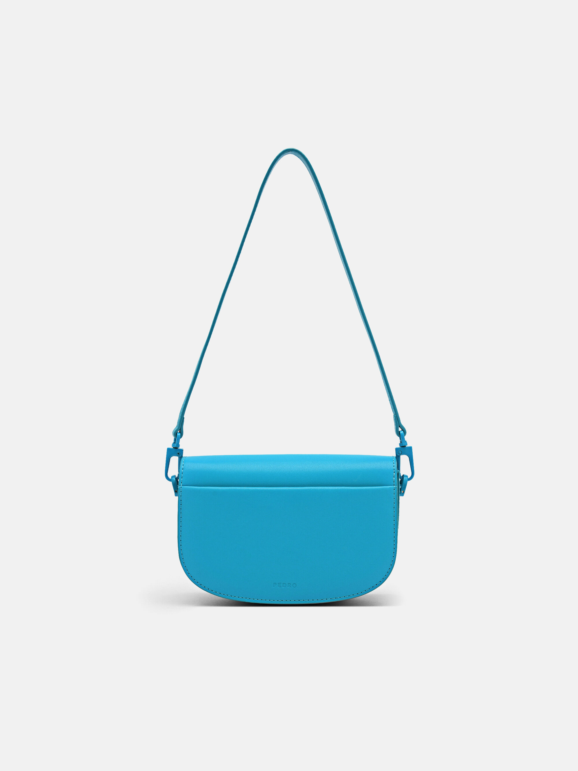 Cyan PEDRO Icon Leather Shoulder Bag - PEDRO ID