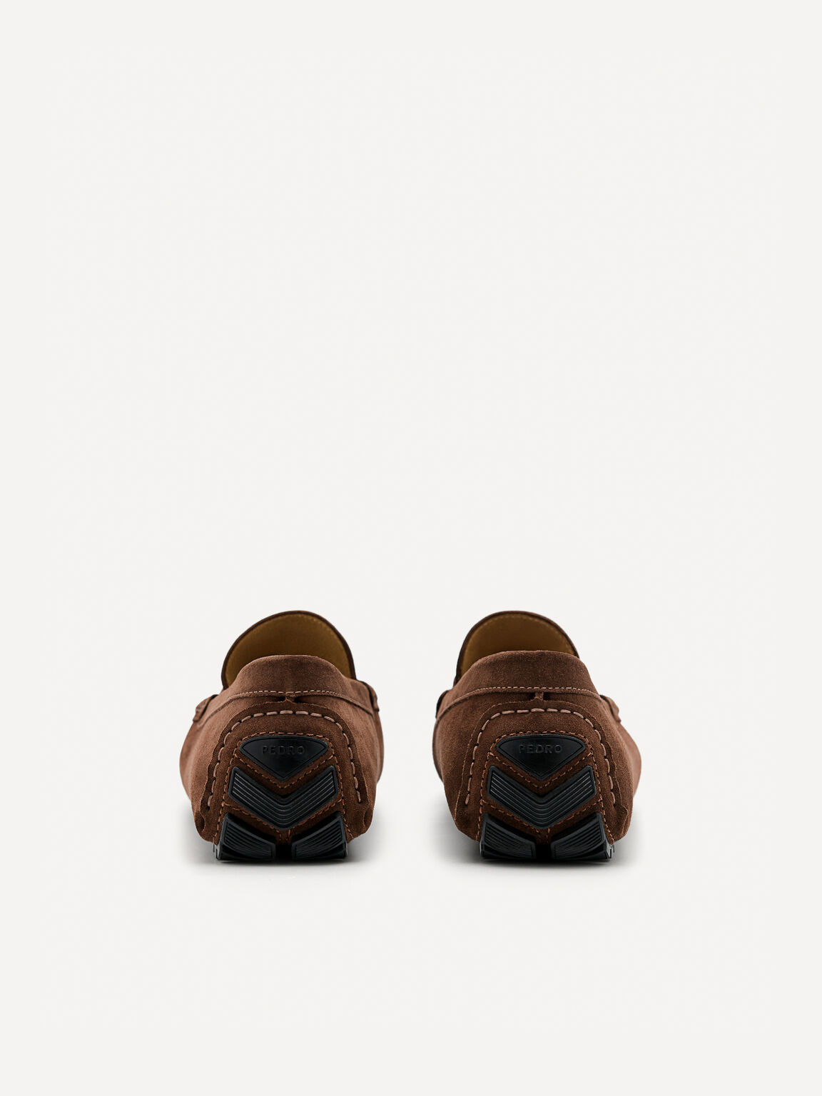 Sepatu Mengemudi Perangkat Keras Kulit, , hi-res
