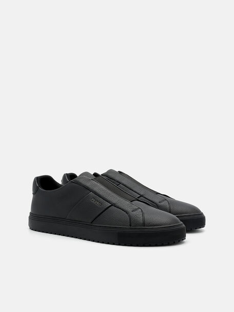 Leather Court Sneakers, , hi-res