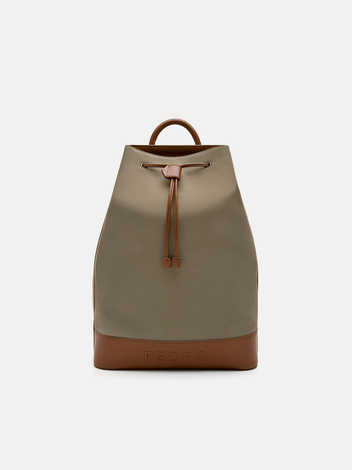 Drawstring Backpack, Sand, hi-res