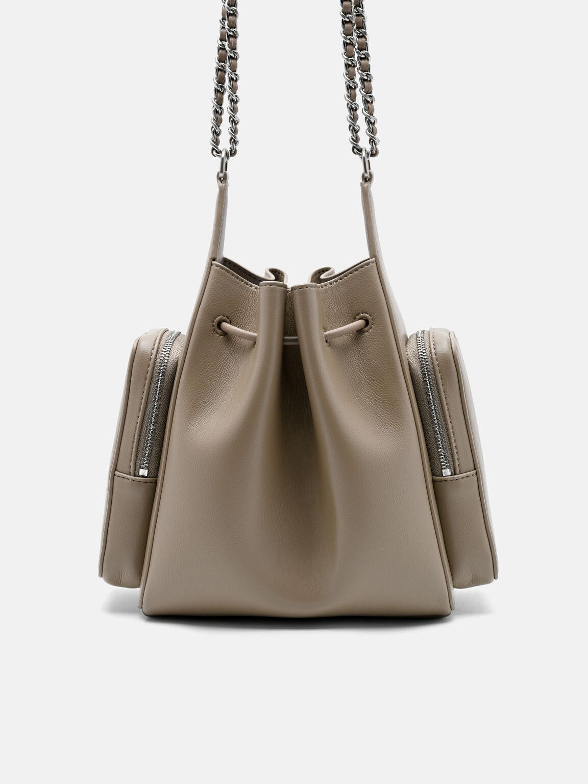 Drawstring Bucket Bag, , hi-res