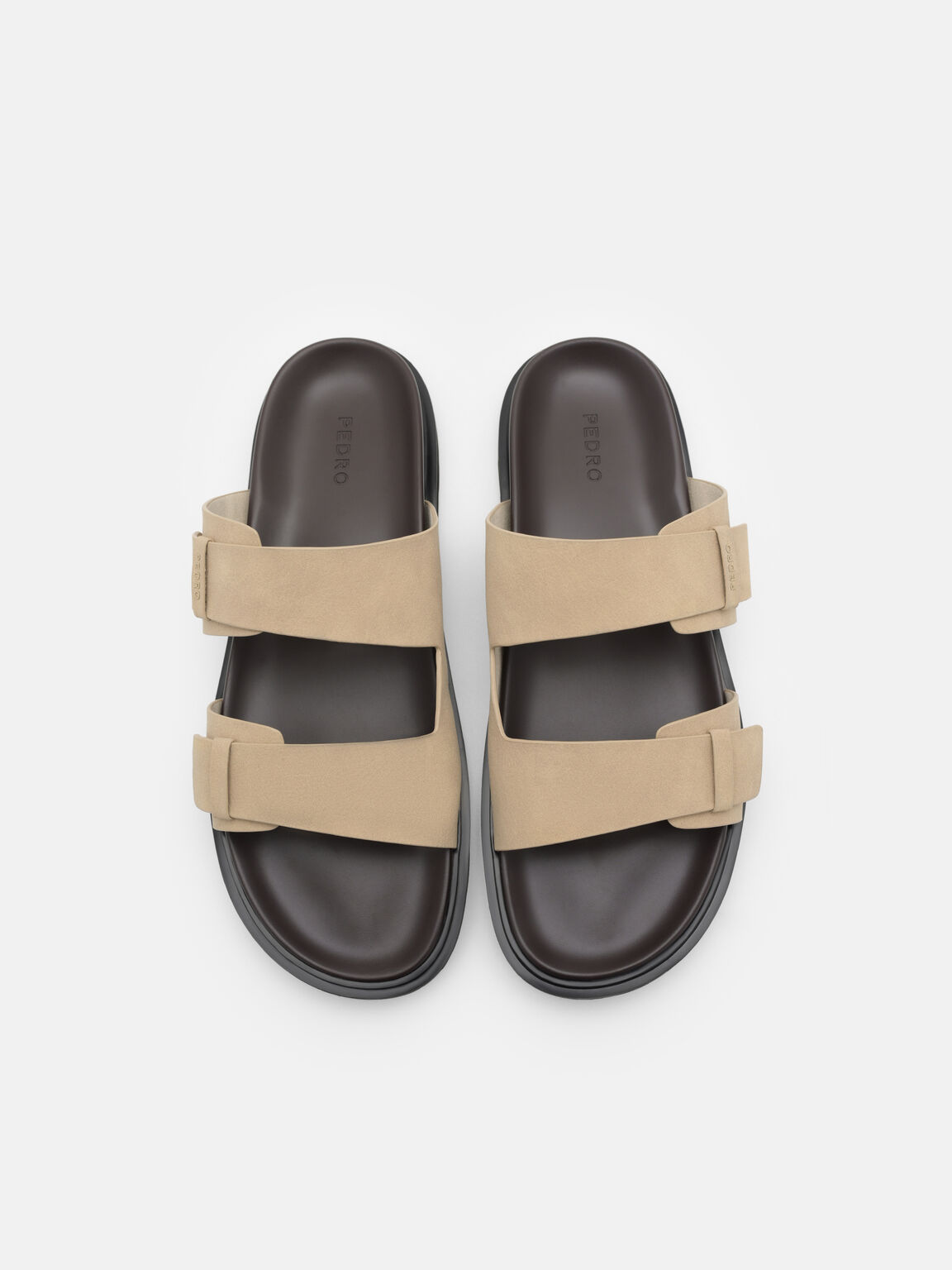 Band Slide Sandals, , hi-res