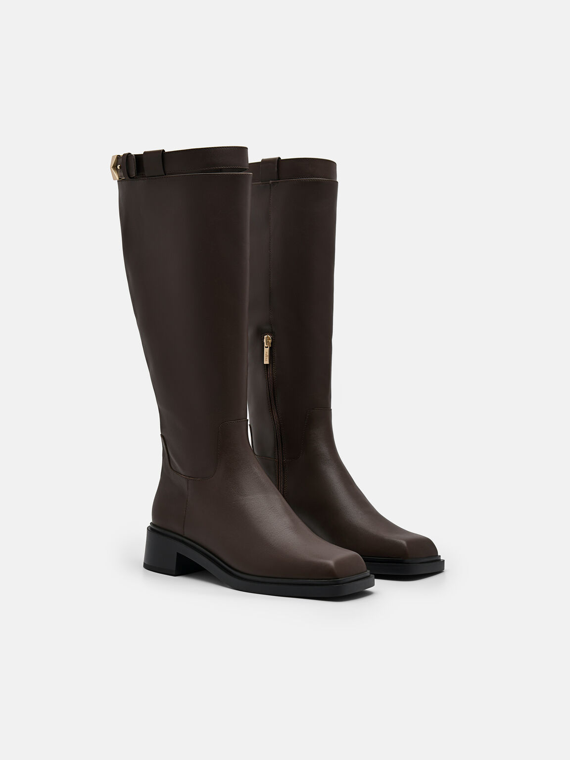 Marion Leather Knee Boots, 