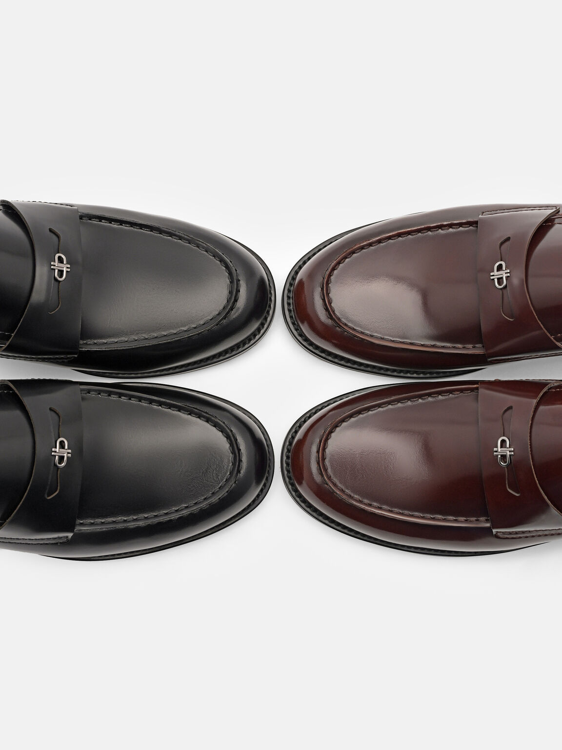 Mackenzie Leather Mule Loafers, 