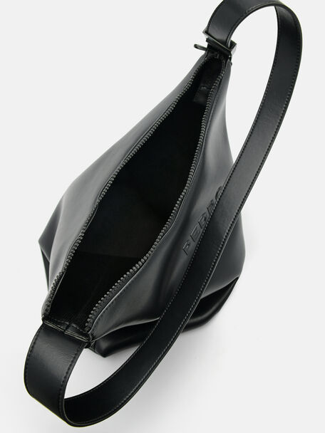 PEDRO Icon Leather Heel Sandals, Black