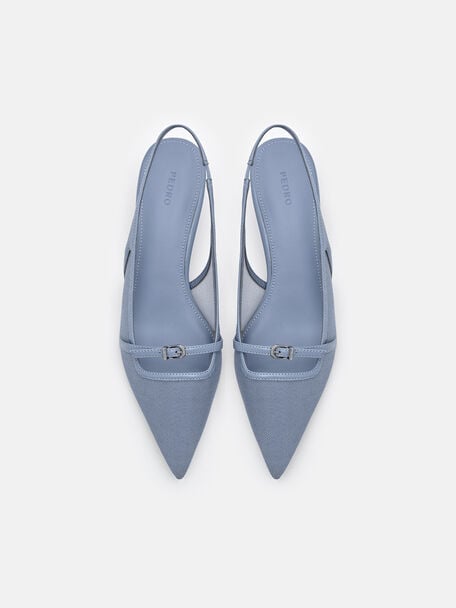 Sepatu Hak Tinggi Slingback Mesh Maggie, , hi-res