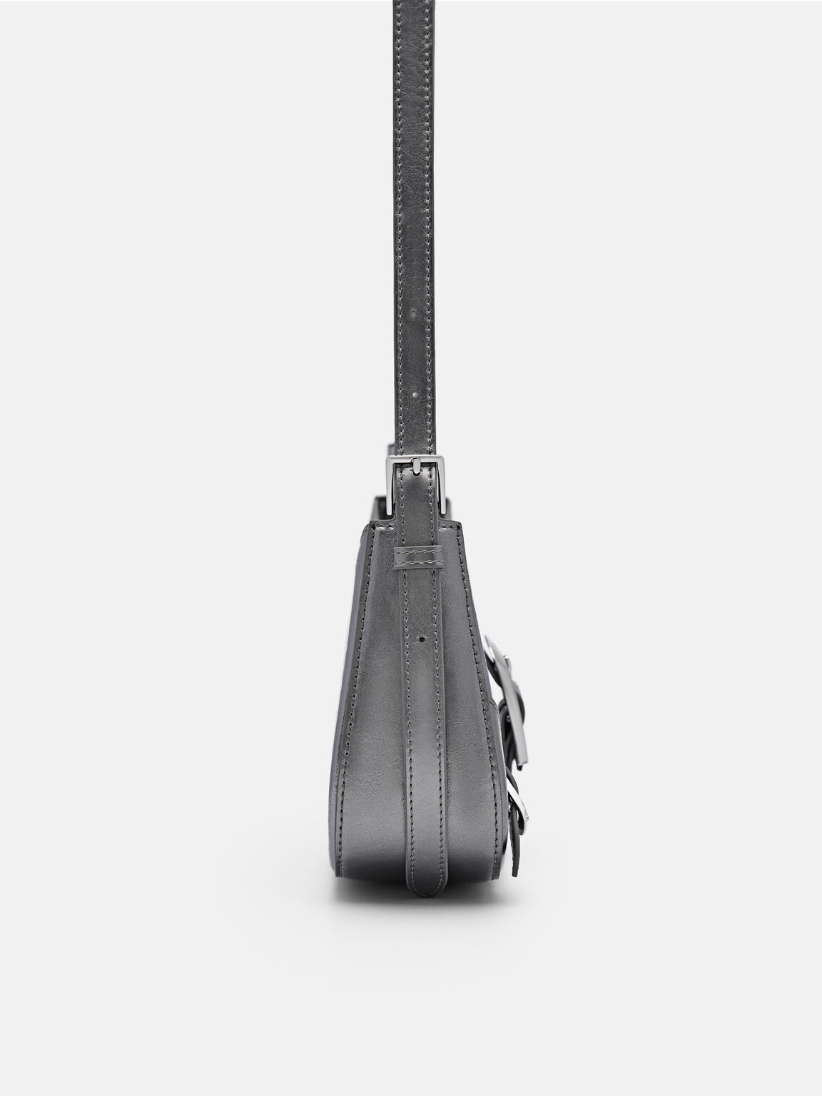 Helix Leather Shoulder Bag, 