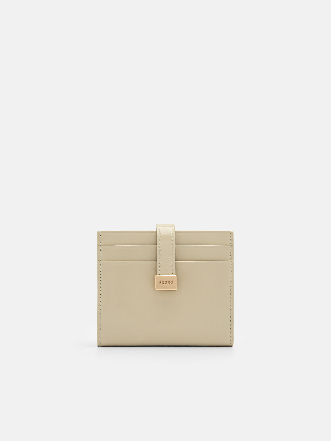 PEDRO Studio Leather Bi-Fold Card Holder, Sand, hi-res