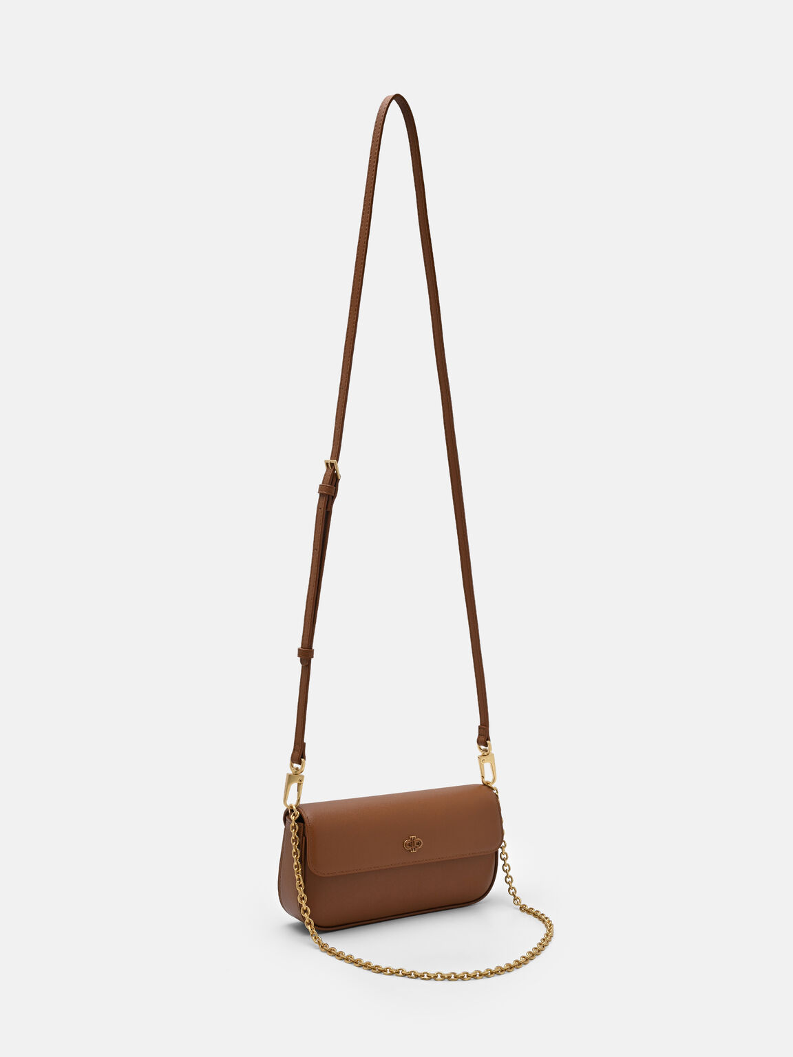 Tas Selempang Kulit Rantai, 