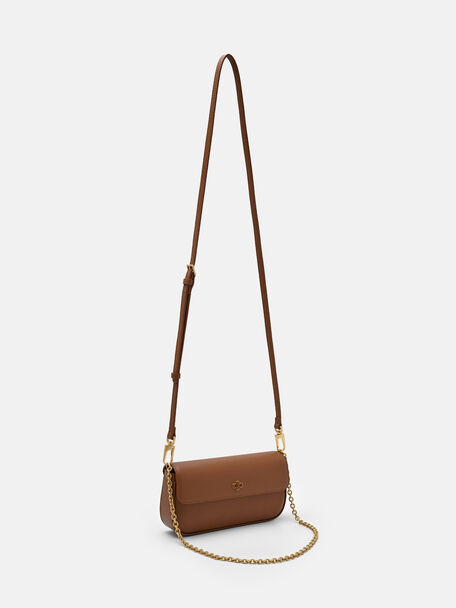 Tas Selempang Kulit Rantai, 