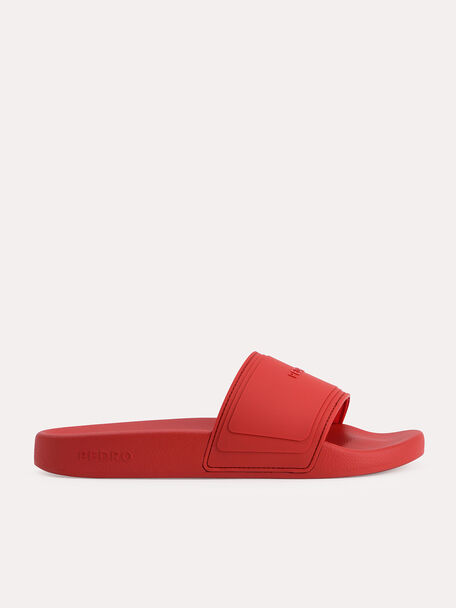 Billie Casual Slides, Red, hi-res
