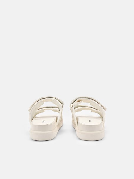 Sandal Slip-On Chalk Velcro, , hi-res