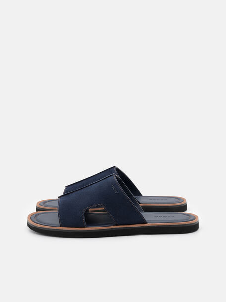 Sandal Slide Kulit, 