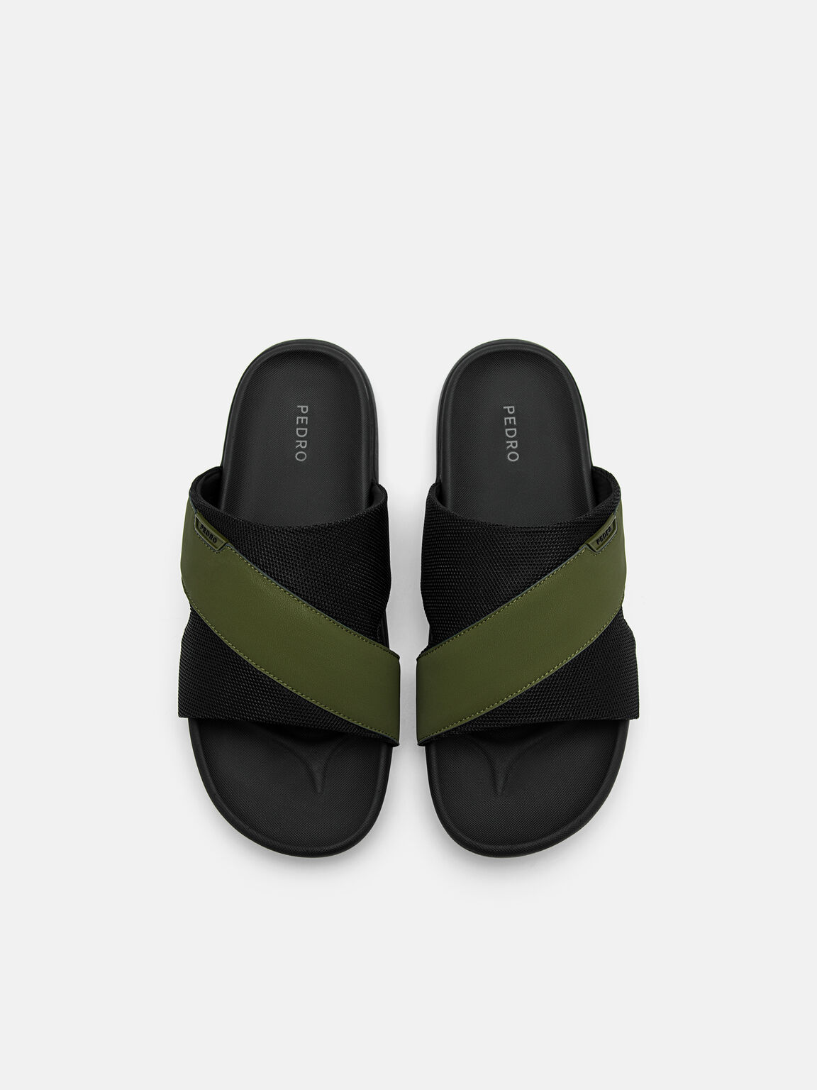 Mesh Slide Sandals, 