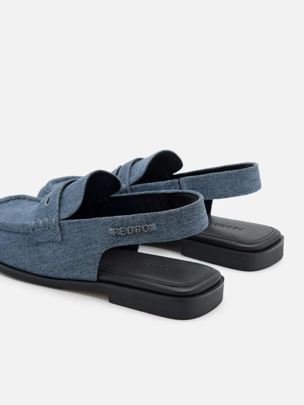 Ewan Denim Penny Loafers, 