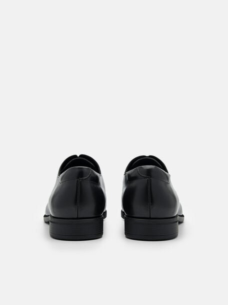 PEDRO Icon Leather Heel Sandals, Black