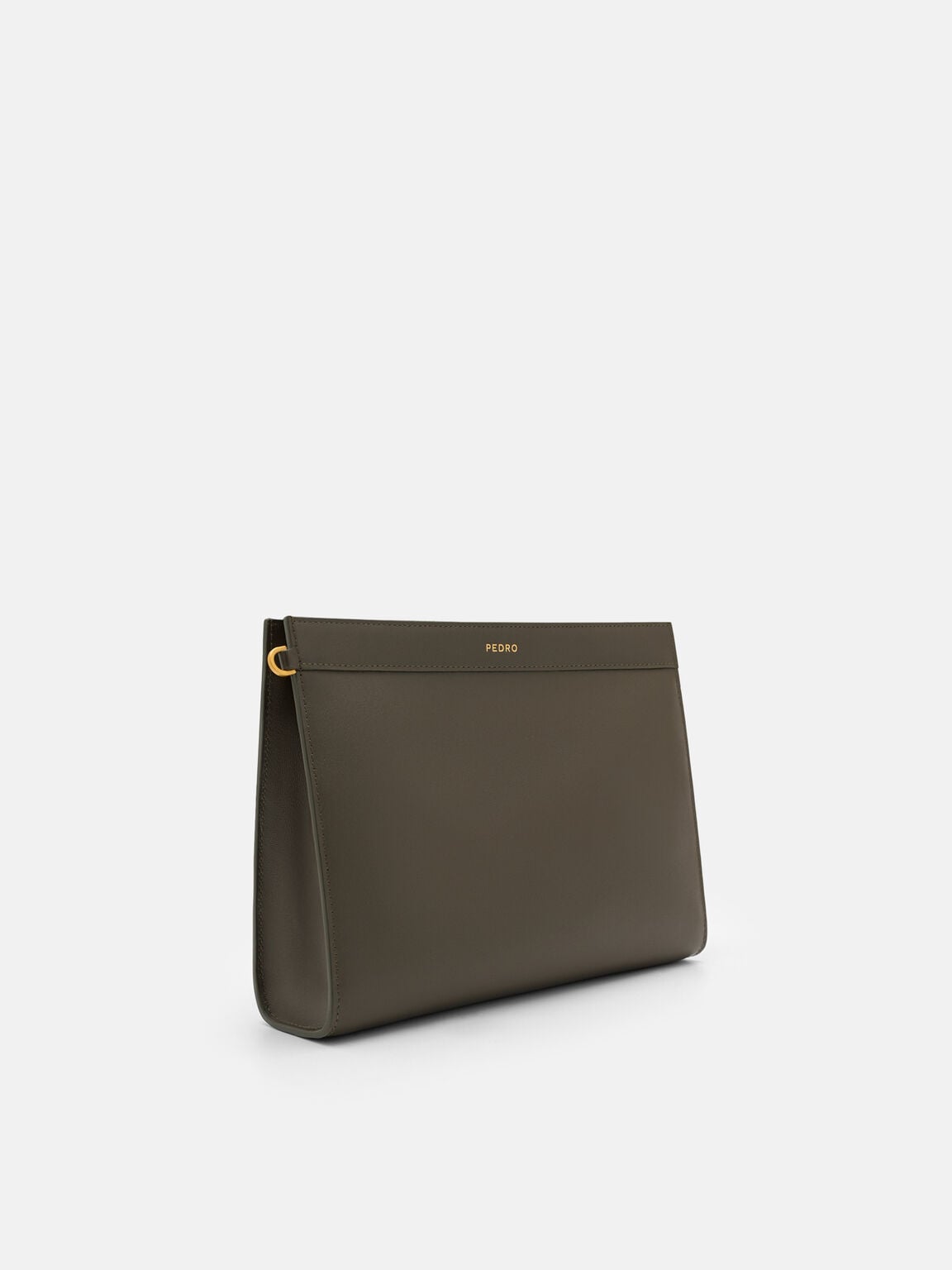 Leather Zip Pouch, , hi-res