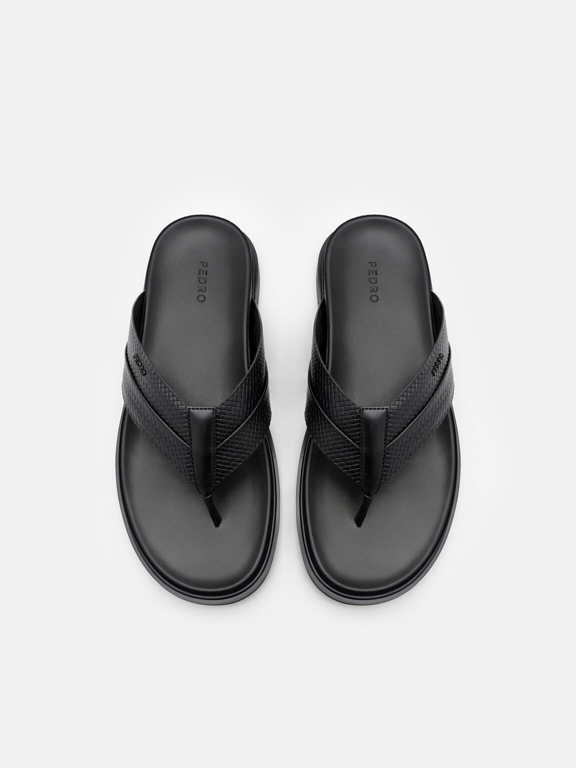 Woven Thong Sandals, , hi-res