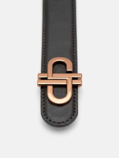 Leather Tang Belt, , hi-res