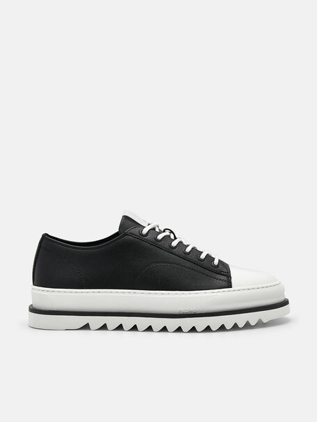 Women's Owen Court Sneakers, Black, hi-res