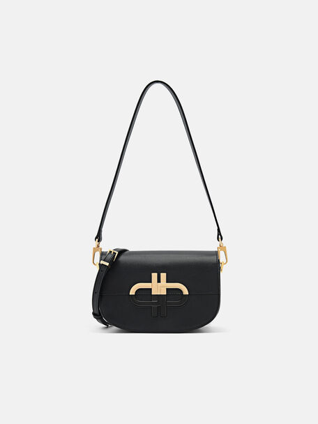 Tas Bahu Kulit PEDRO Icon, Black