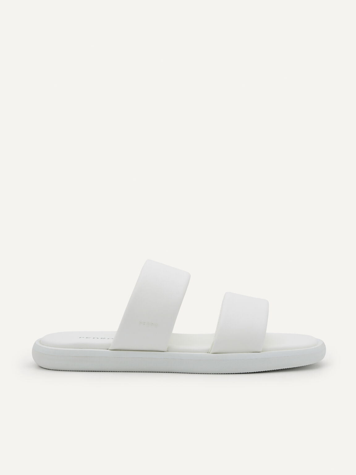 Slide Sandals, White, hi-res