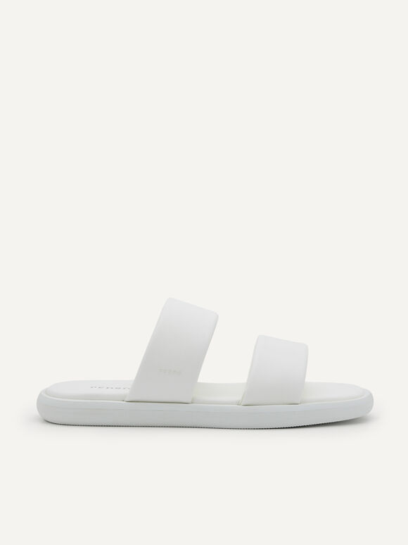 Slide Sandals, White, hi-res