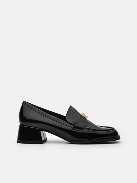 Jatte Leather Heel Loafers, 