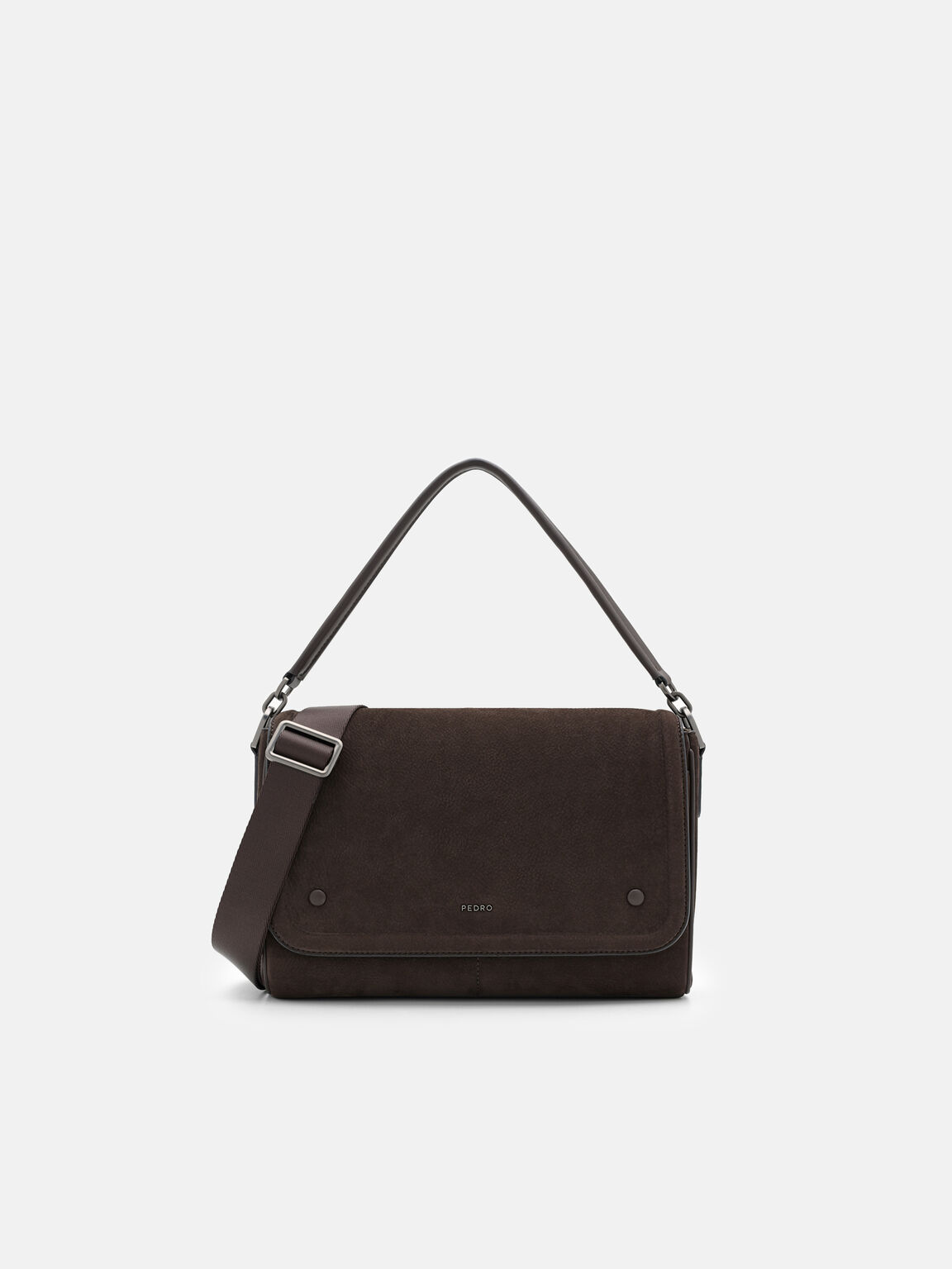 Patrice Leather Messenger Bag, 