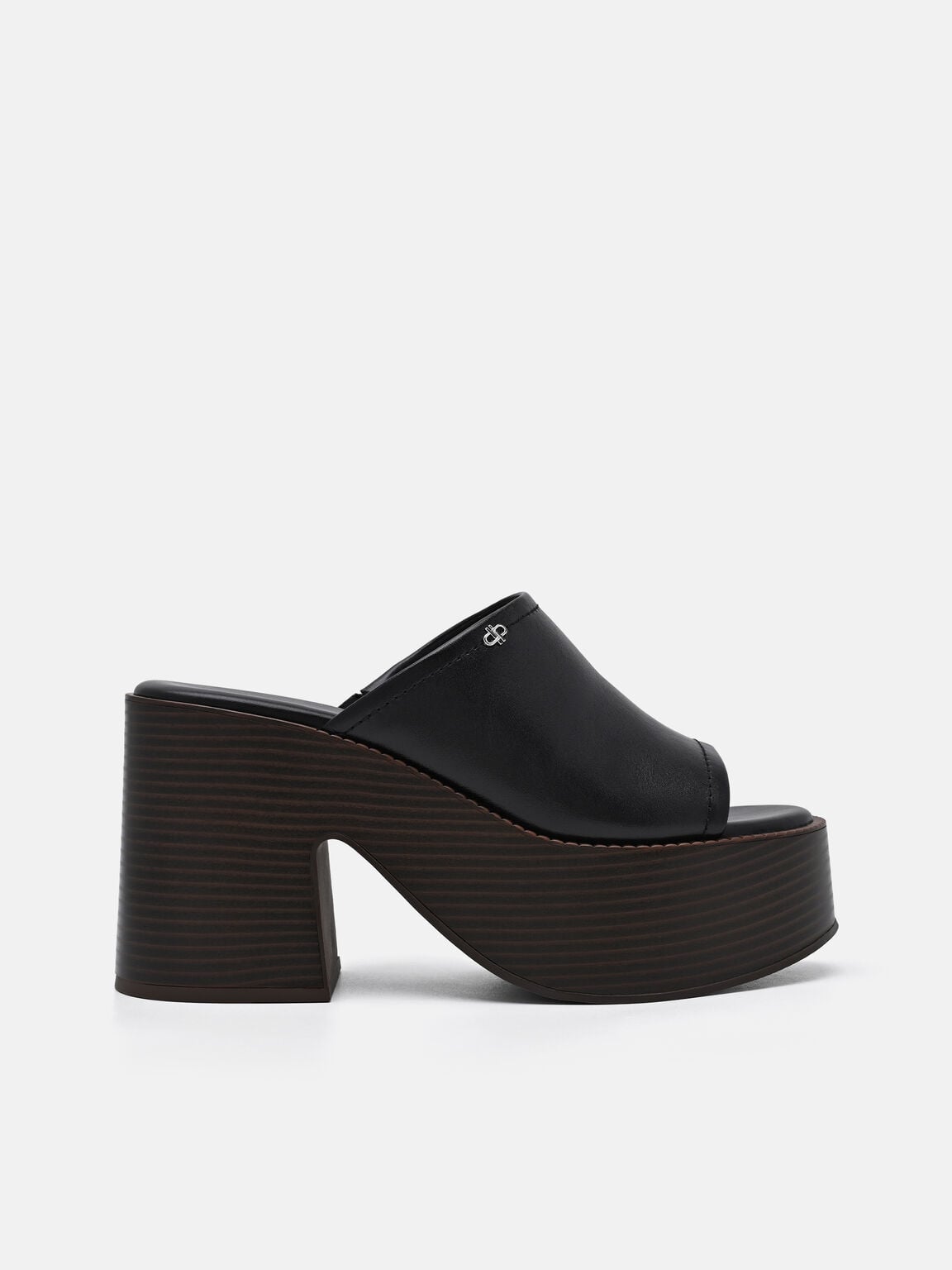 Estella Leather Platform Wedge Sandals, , hi-res