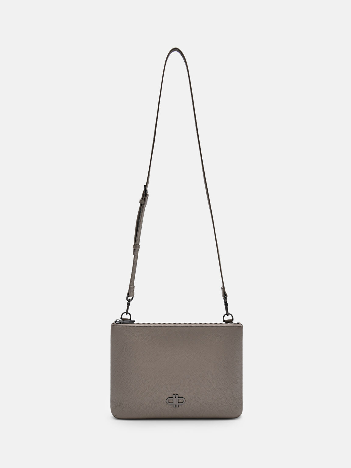 Two-Way Leather Clutch Bag, 