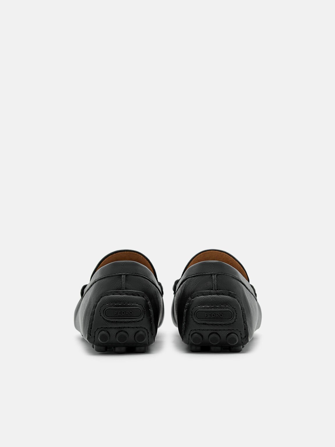 Sepatu Driving Kulit Horsebit, 