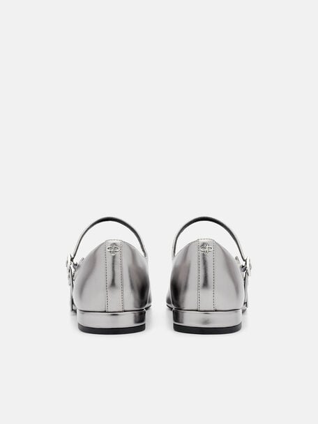 PEDRO Icon Leather Heel Sandals, Black