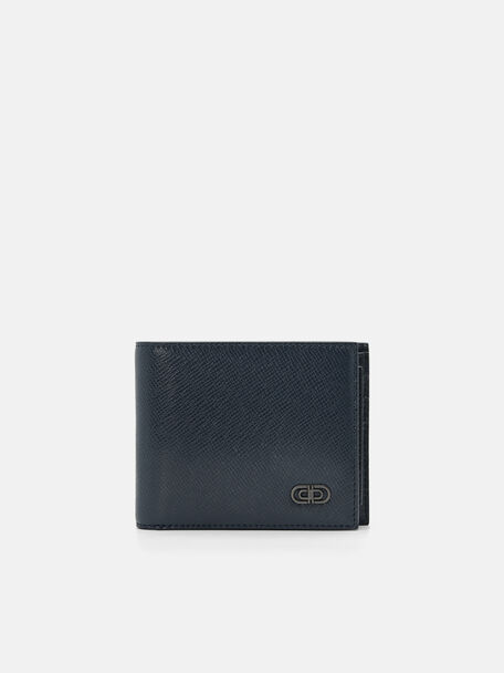 Saffiano Leather Bi-Fold Wallet with Insert, 