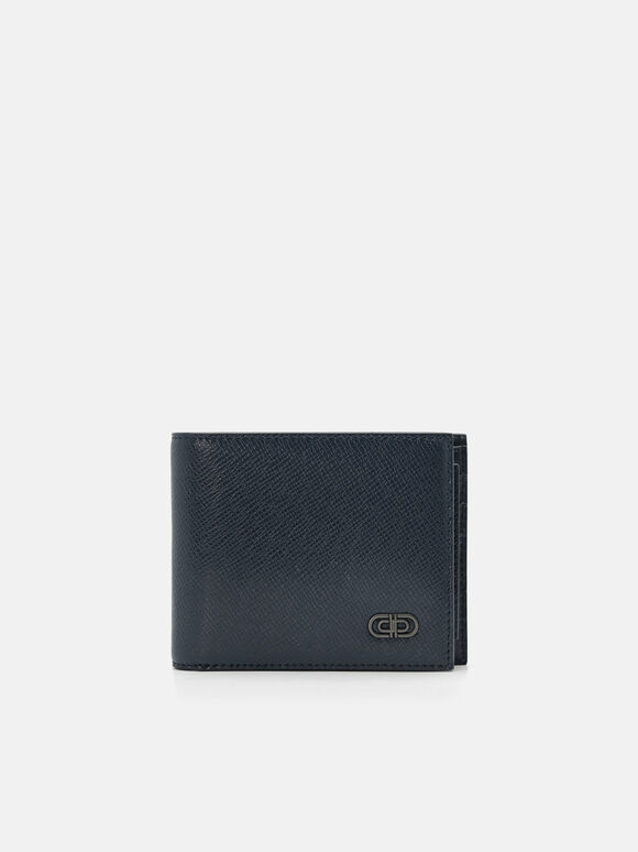 Saffiano Leather Bi-Fold Wallet with Insert, 