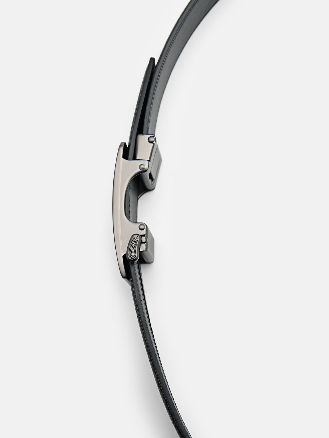 Sabuk Otomatis Kulit Embossed, , hi-res