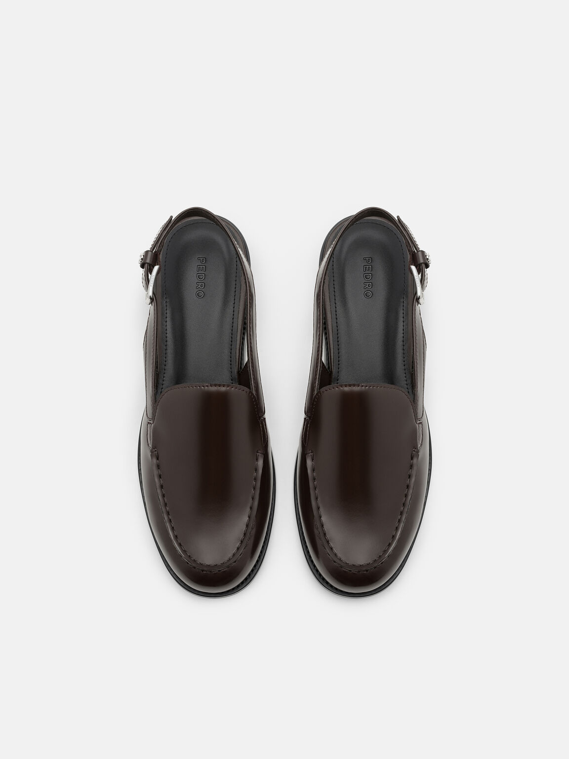 Remy Leather Backstrap Mules, 