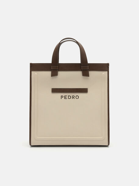 Rory Tote Bag, Taupe, hi-res