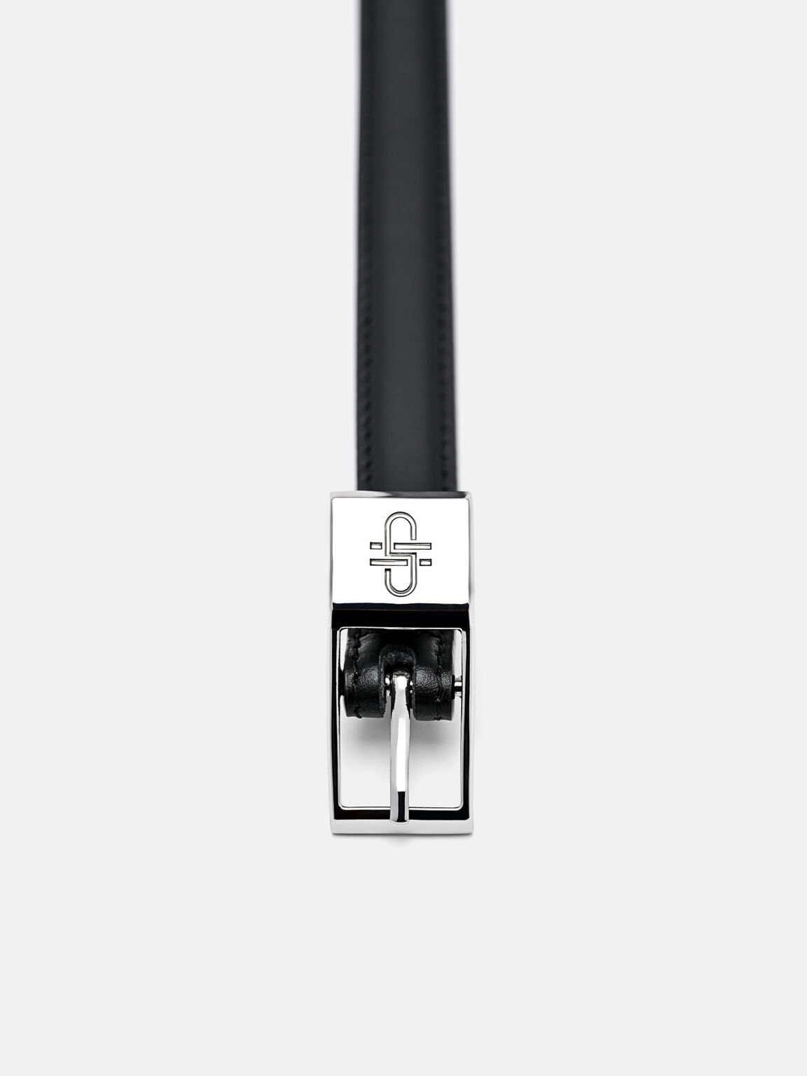 Leather Pin Belt, , hi-res