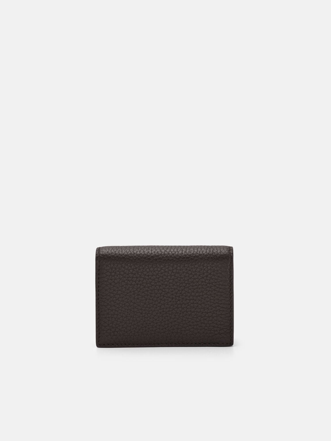 Tumbled Leather Bi-Fold Card Holder, 